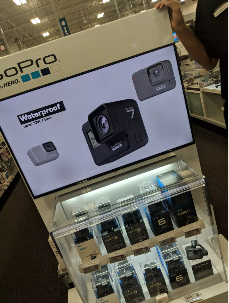 GoPro Hero 7 Leaked via a Store Display TechieTechTech