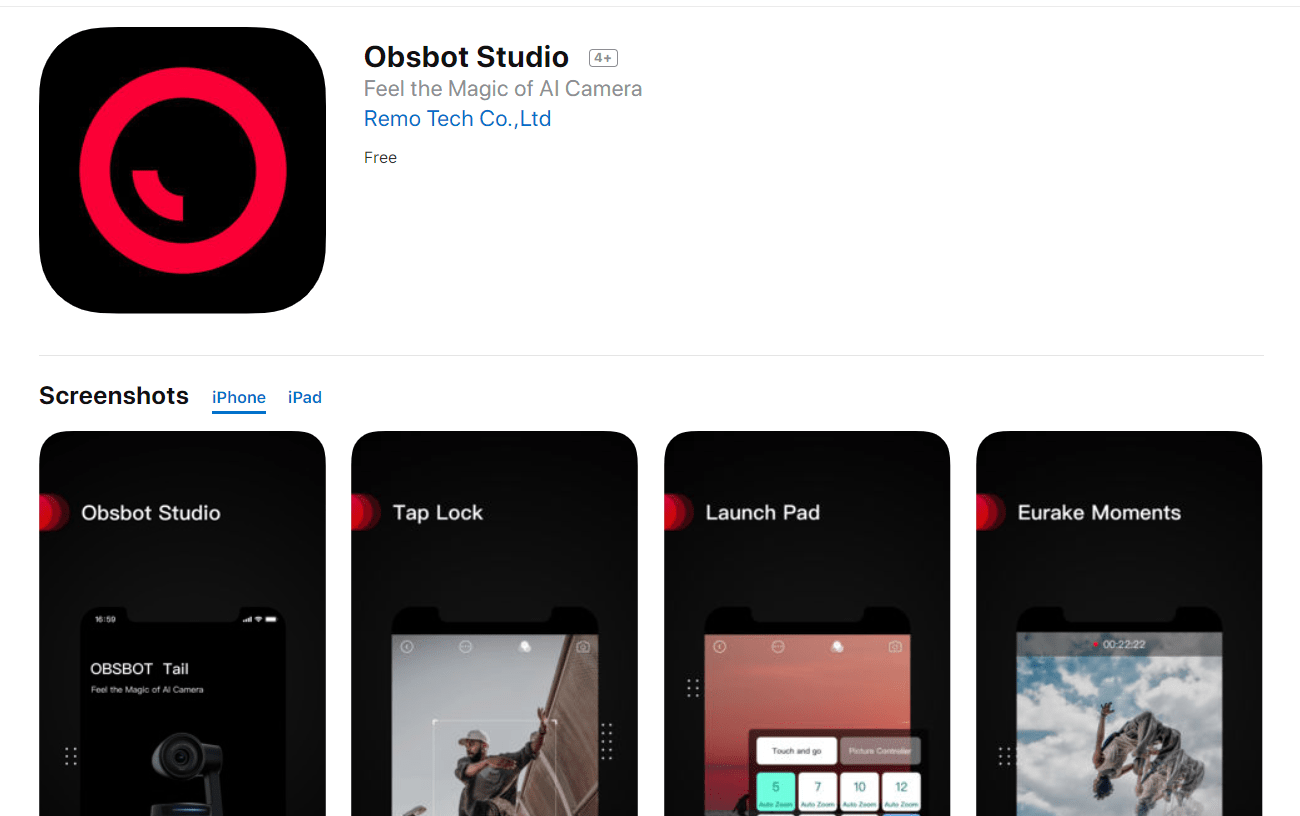 Obsbot Director iOS App