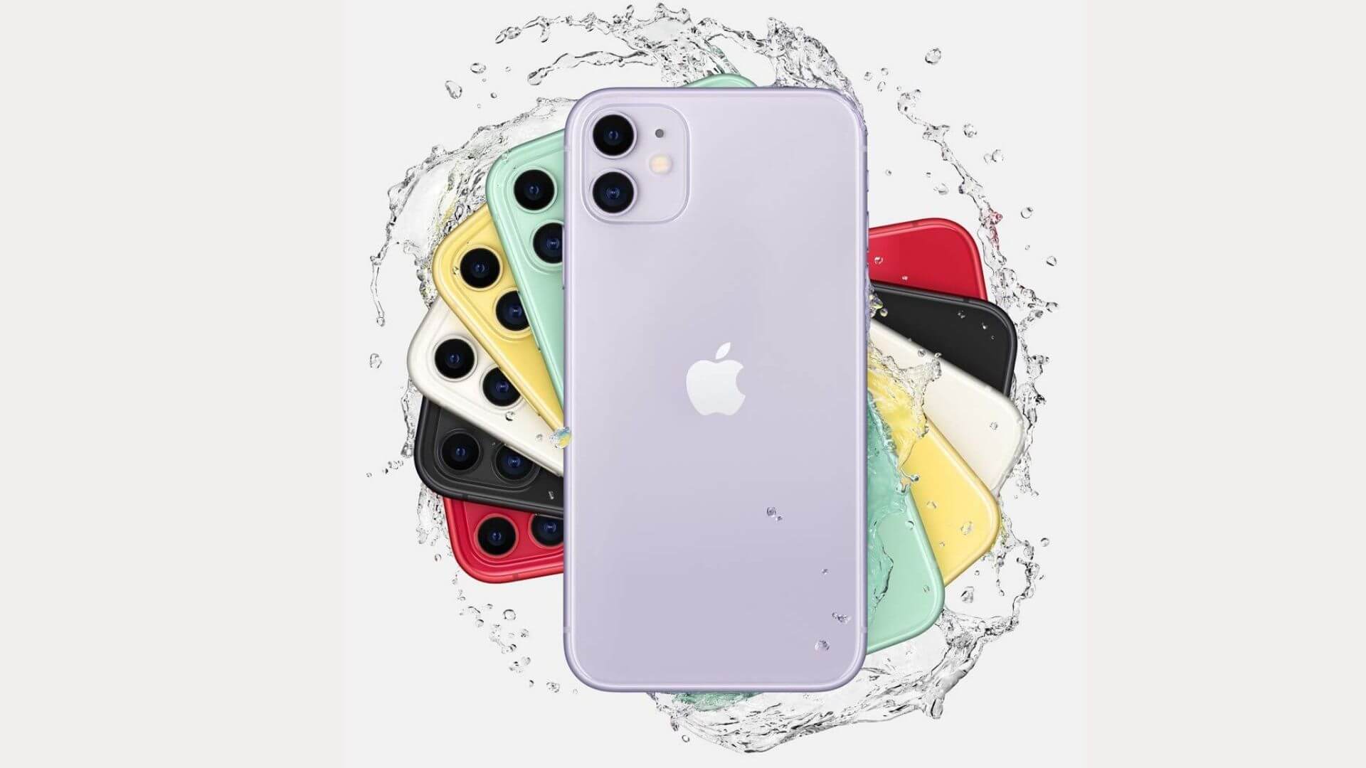 Design and colors of iPhone 11