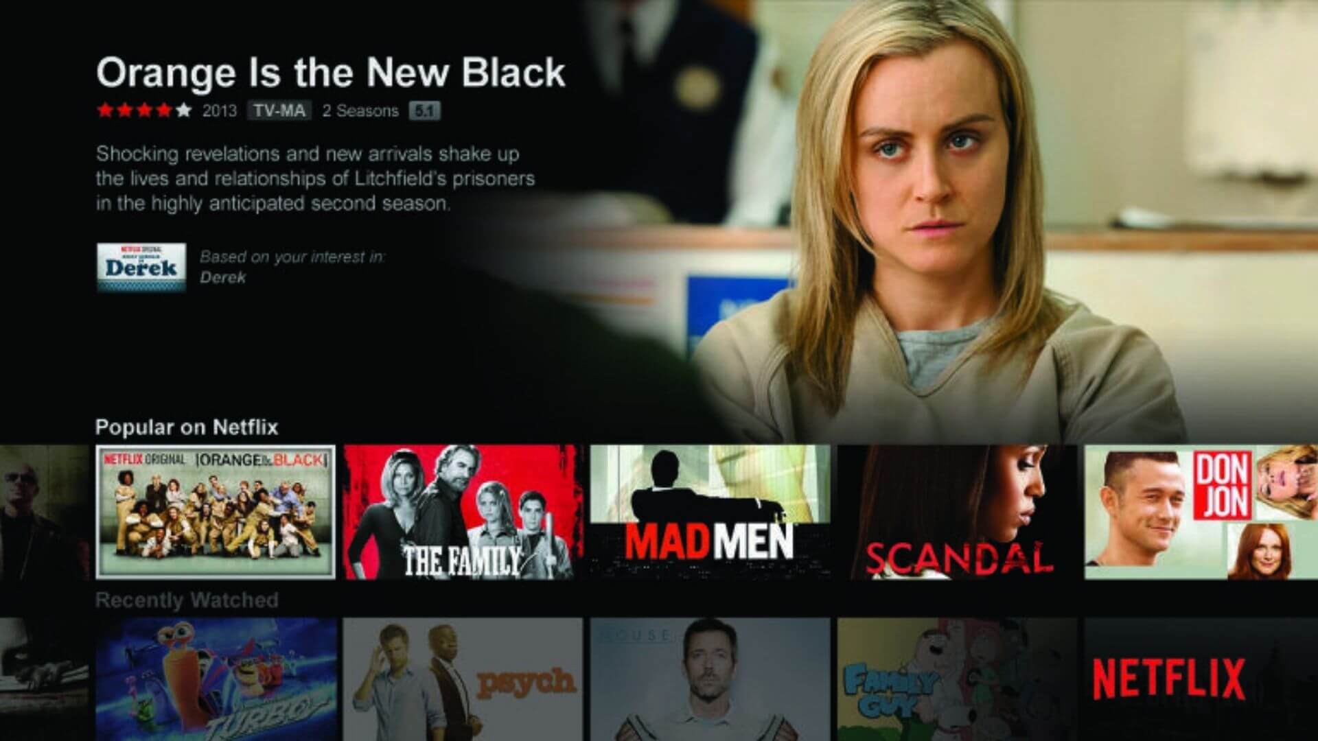 Netflix Interface