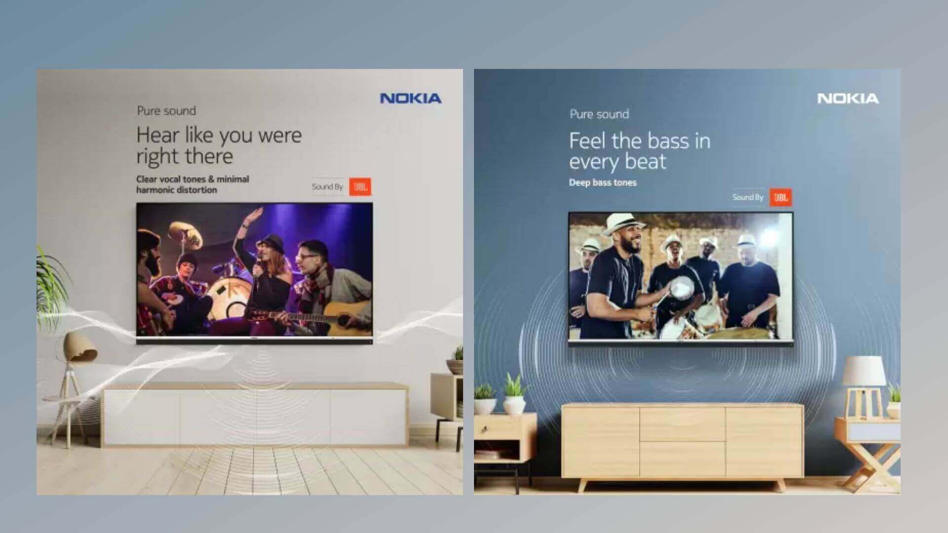 Nokia Smart TV Acoustics engineered by JBL