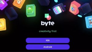 Byte is available on iOS and Android