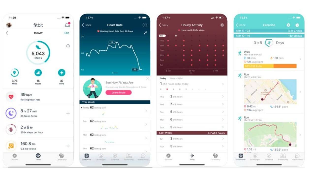 Fitbit app for iPhone
