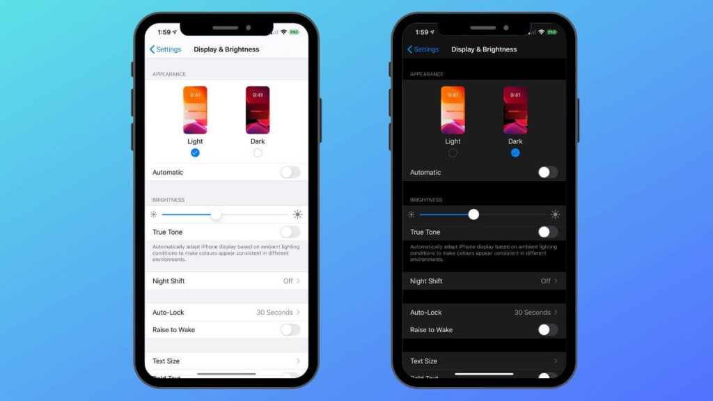 Switch to Dark Mode in iPhone to save battery