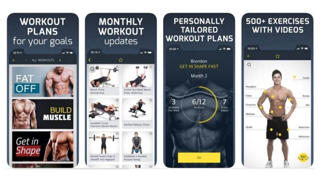 free workout apps for gym