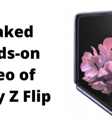 Hands-on Video of Galaxy Z Flip Leaked Online