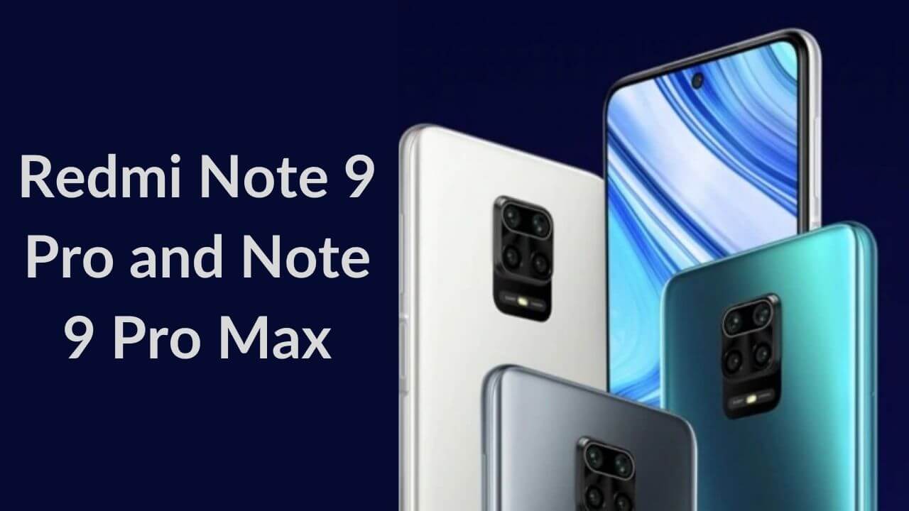 Redmi Note 9 Pro and Note 9 Pro Max Banner image