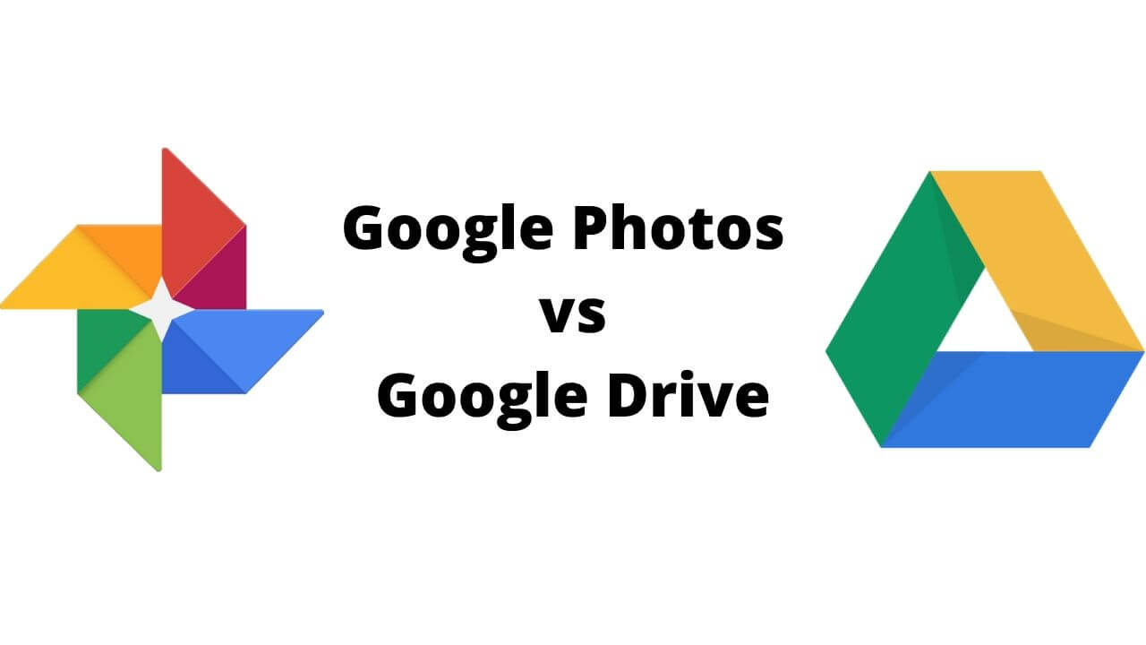 Google Photos vs Google Drive banner image