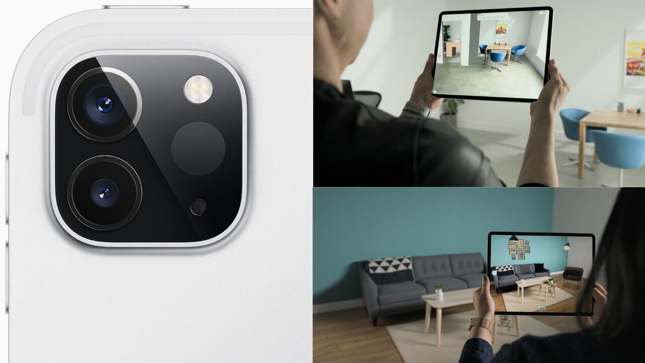 iPad Pro 2020 camera and LiDAR Scanner
