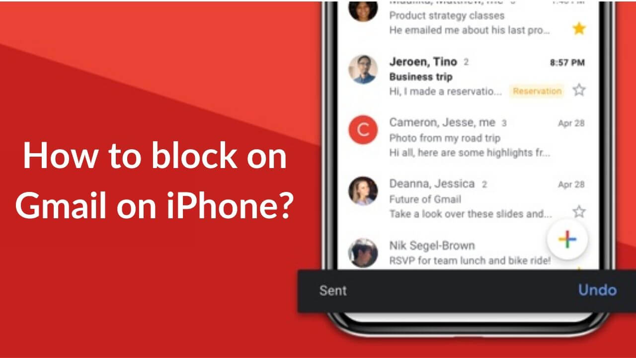 How to block on Gmail on iPhone banner image