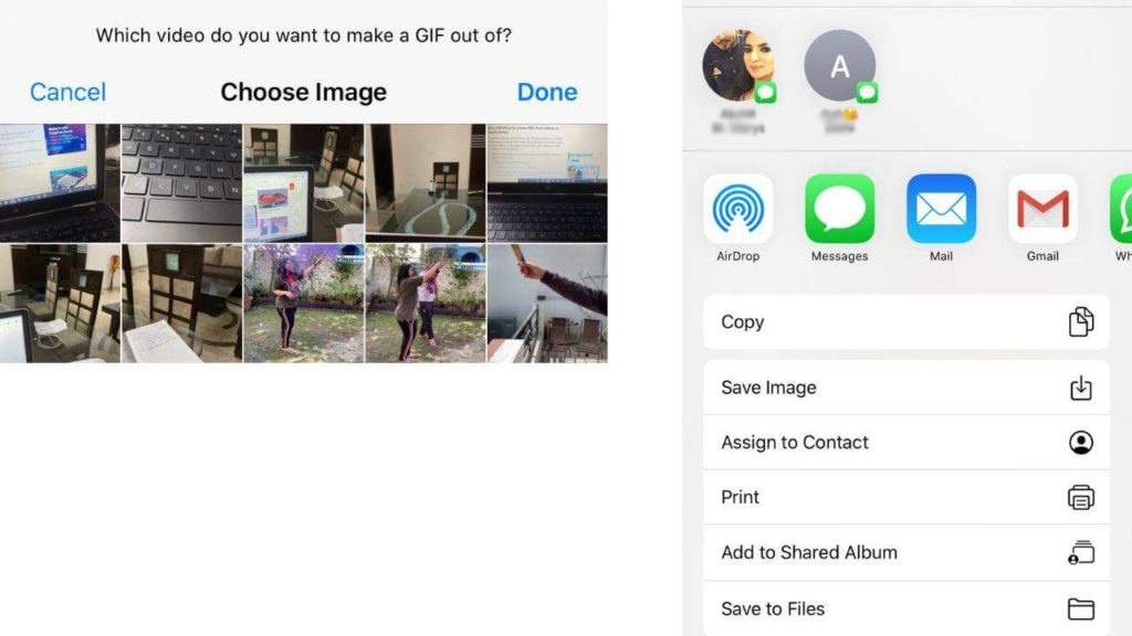 create gif from video on iphone