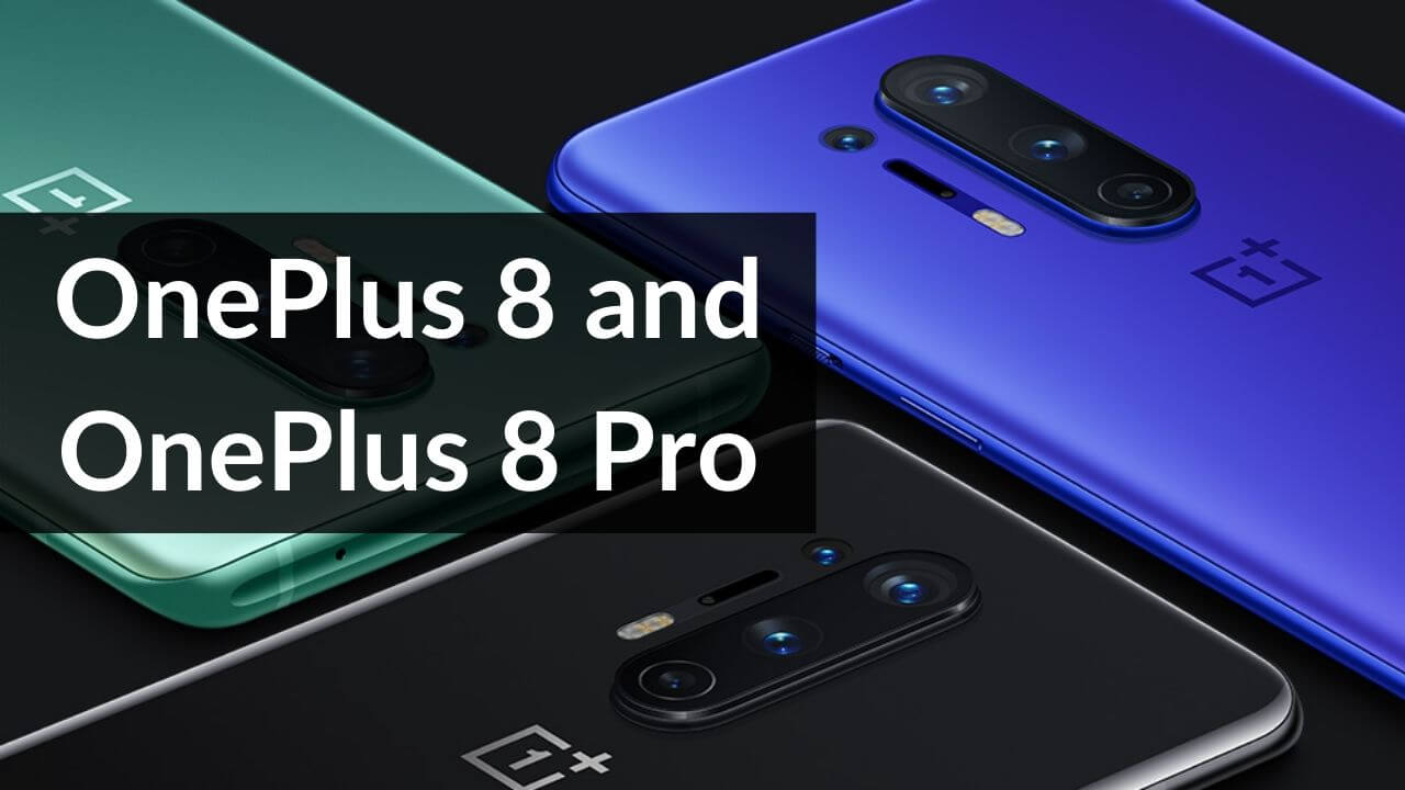 OnePlus 8 and OnePlus 8 Pro banner image