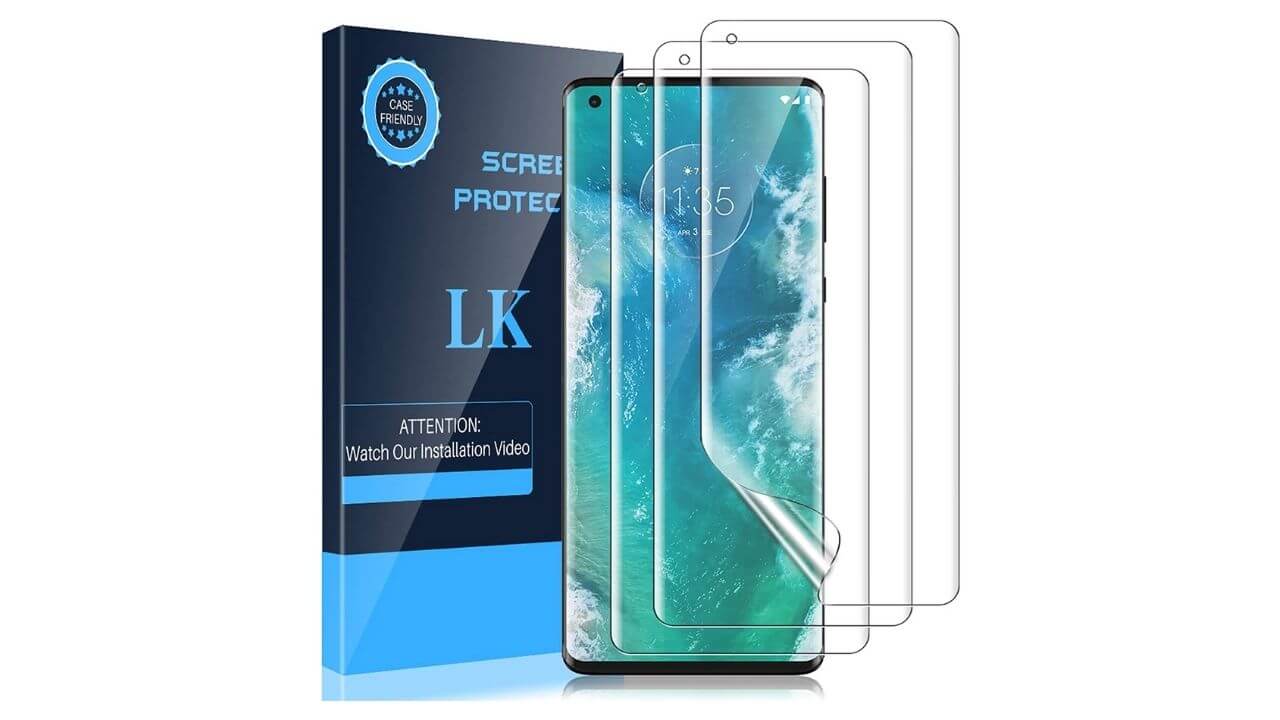 LK 3-Pack Motorola Edge + Screen Protector