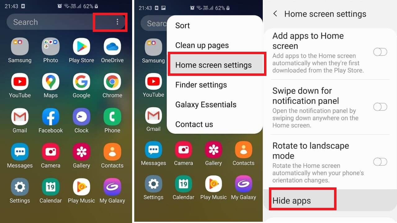 Find Hidden Apps On Samsung - How To Find Hidden Apps On Samsung A10 ...
