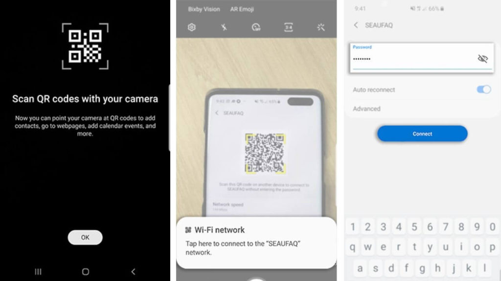 samsung a6 qr code