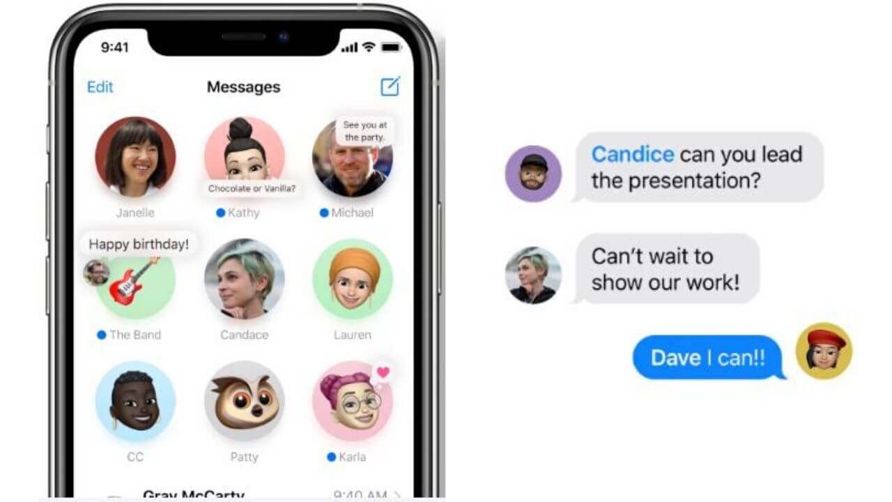 Updates in Messages in iOS 14
