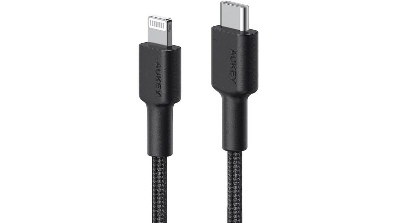 Aukey USB-C to Lightning cable