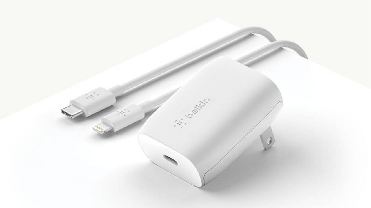 Belkin Boost Charge 18W Charger + USB-C to Lightning cable