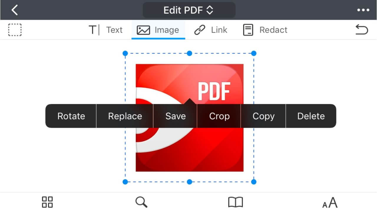 Edit images using PDF Expert