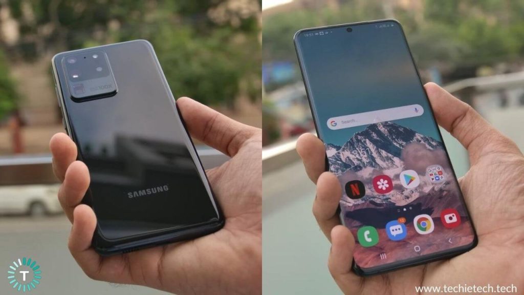Samsung Galaxy S20 Ultra In-hand Feel