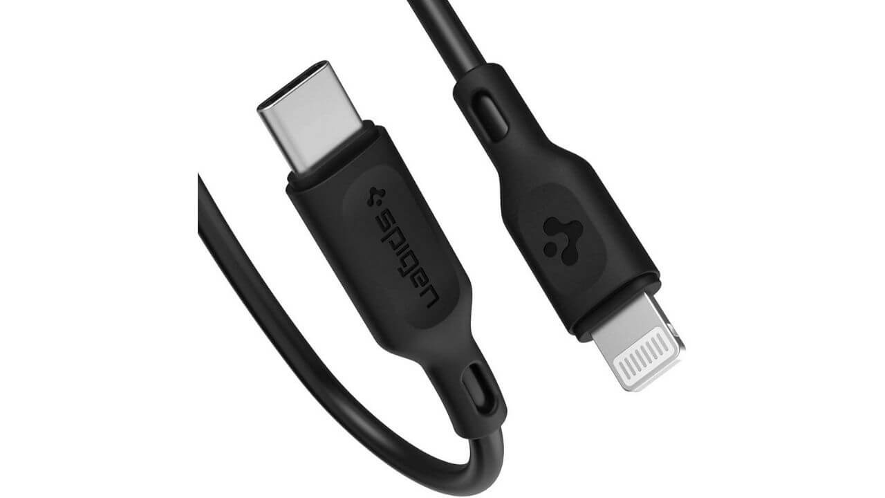 Spigen DuraSync USB-C to Lightning cable