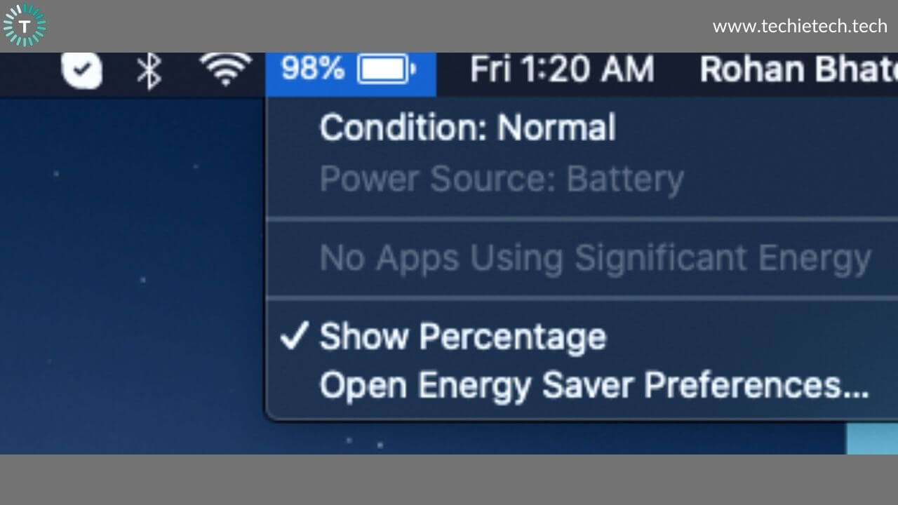 Check which apps are using most power on your MacBook