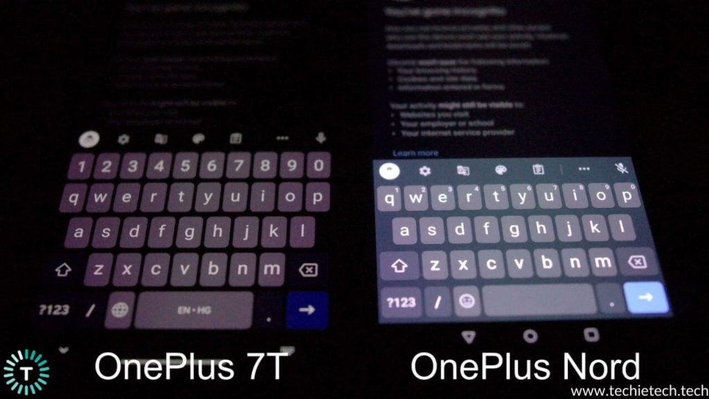 Display Issues OnePlus Nord vs OnePlus 7T