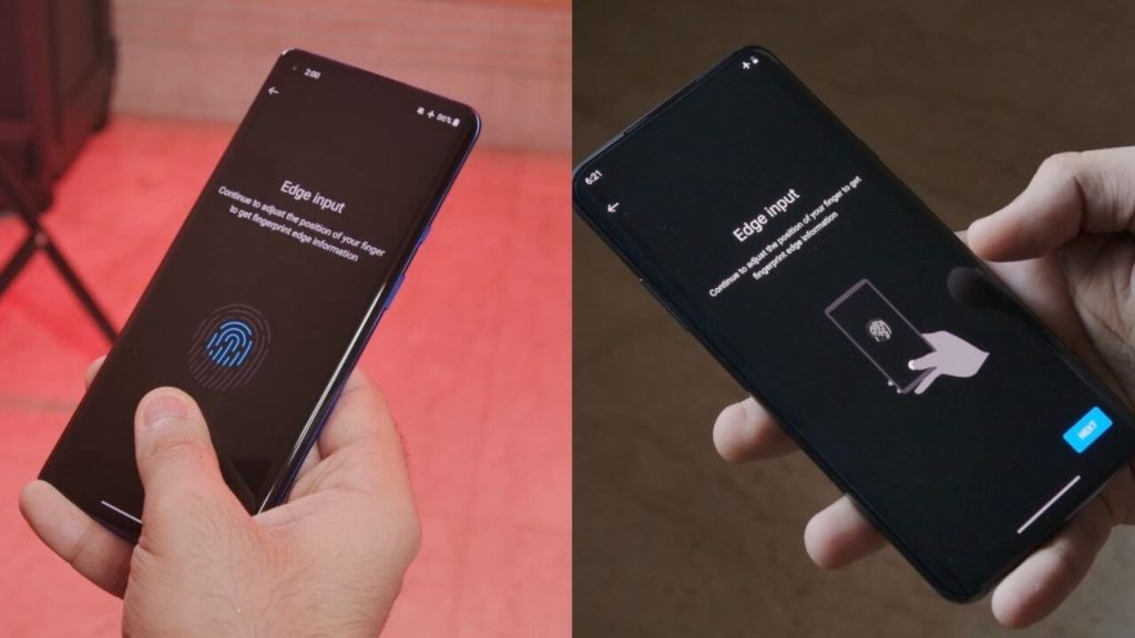 Fingerprint sensor review OnePlus 8 Pro vs OnePlus 7 Pro