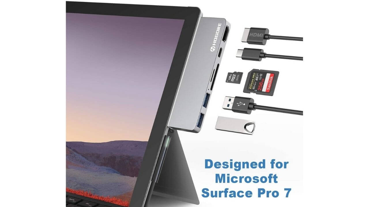 HOGORE 6-in-2 Surface Pro Adapter