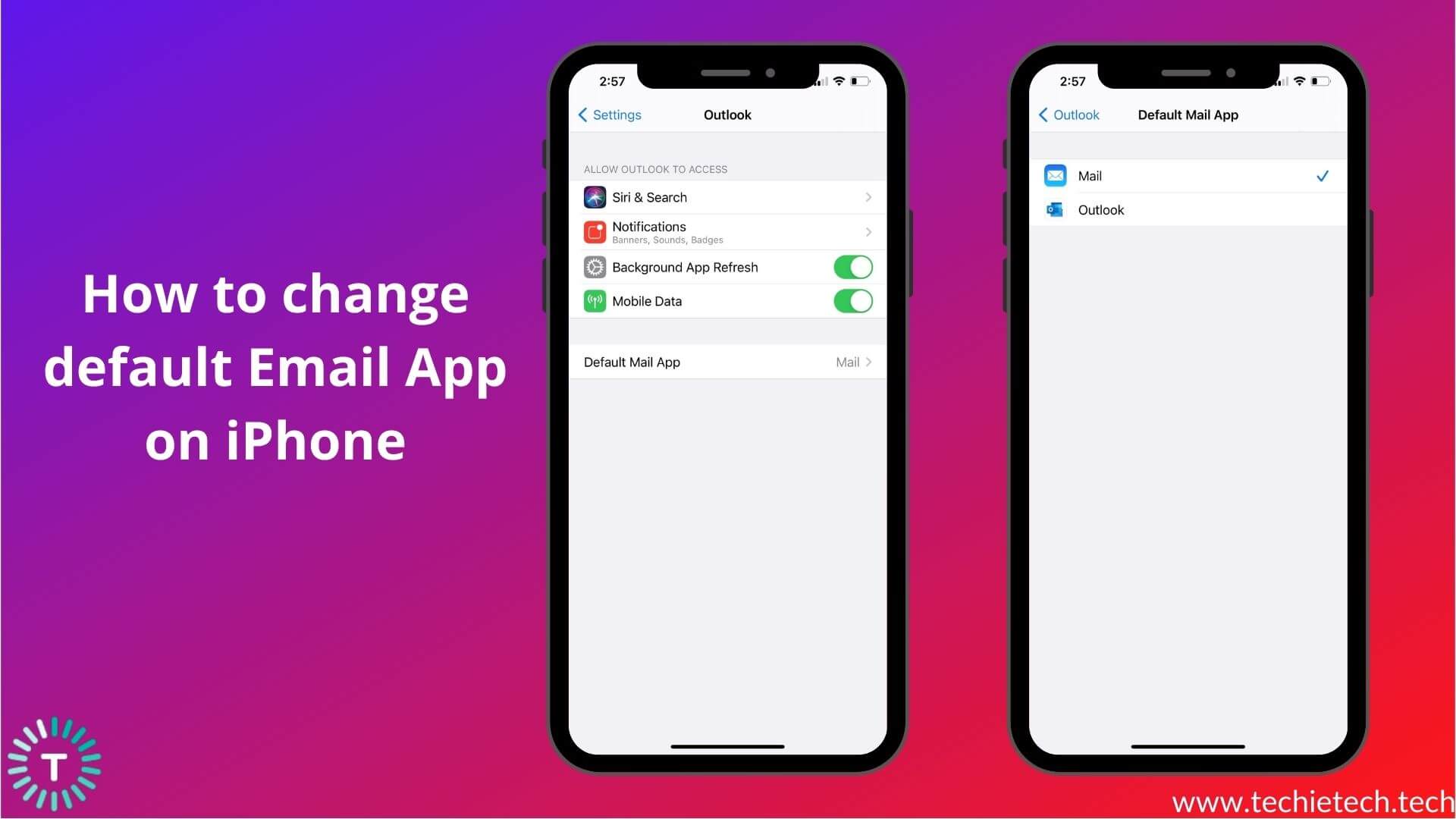 How to change the default Email app on iOS 14
