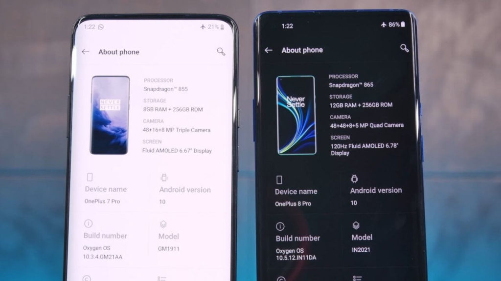 OnePlus 8 Pro vs OnePlus 7 Pro Performance