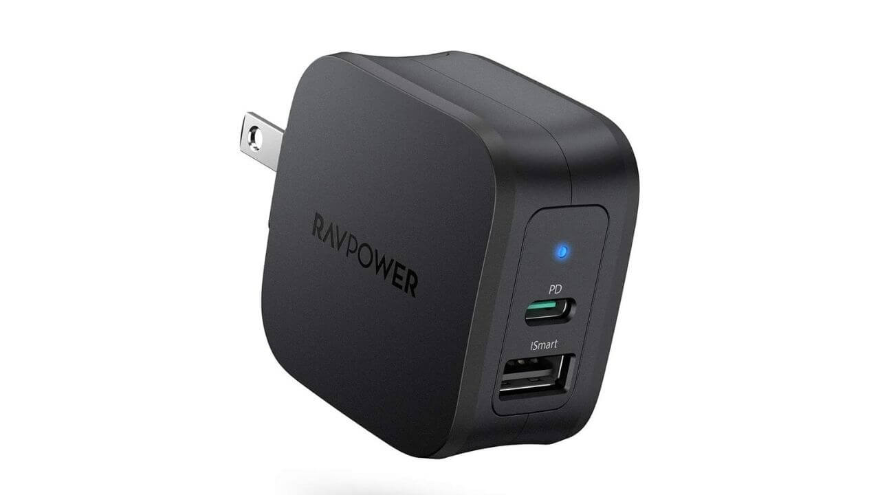 RAVPower 30W USB-C 2-Port Fast Charger