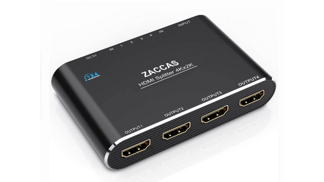 ZACCAS 1x4 HDMI Splitter
