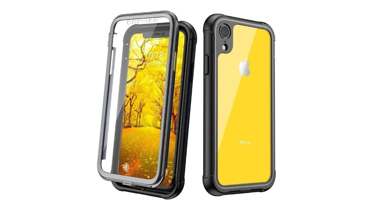 Justcool iPhone XR Clear Case with Design