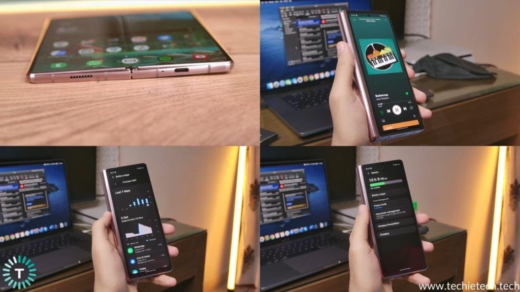 Samsung Galaxy Z Fold 2 Speakers & Battery Life