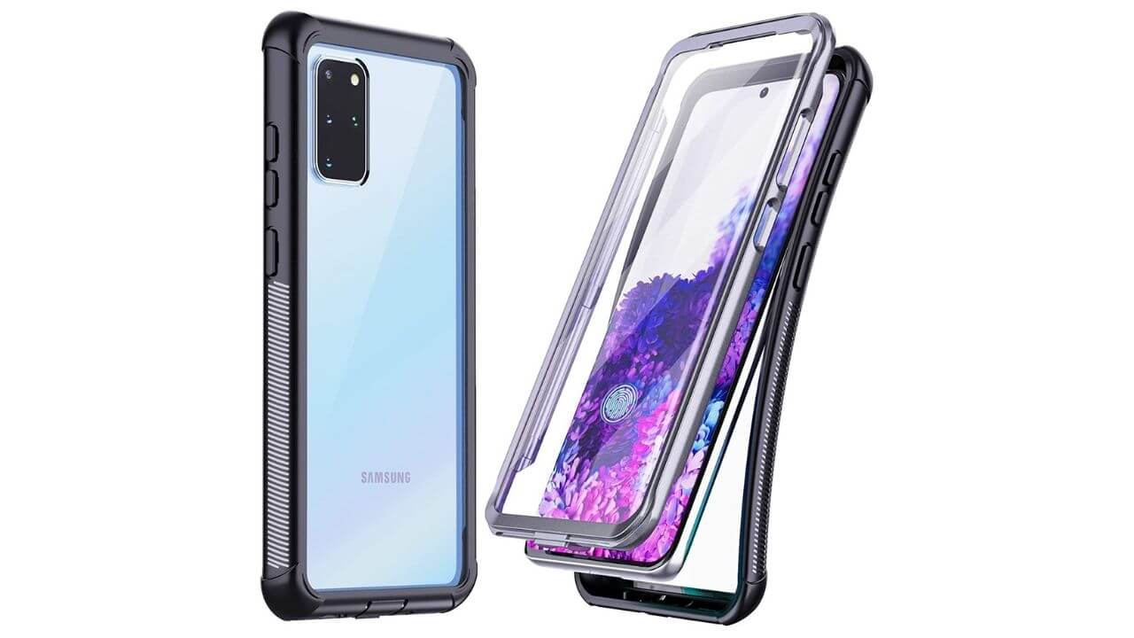 Temdan Case for S20 Plus with Built-in Screen Protector