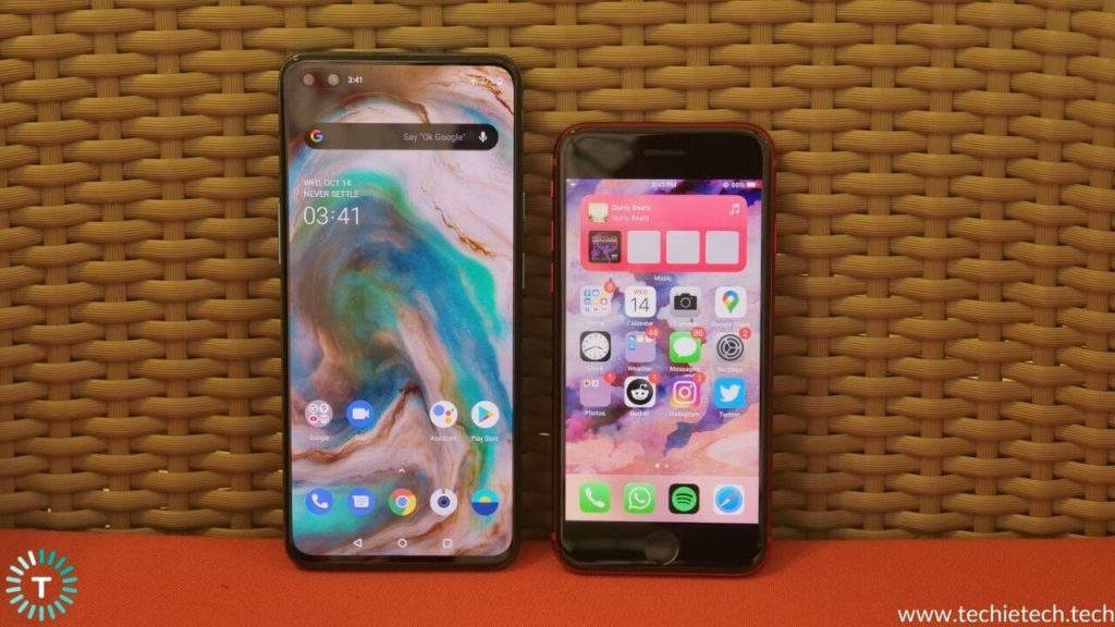 iOS vs OxygenOS iPhone SE 2020 vs OnePlus Nord