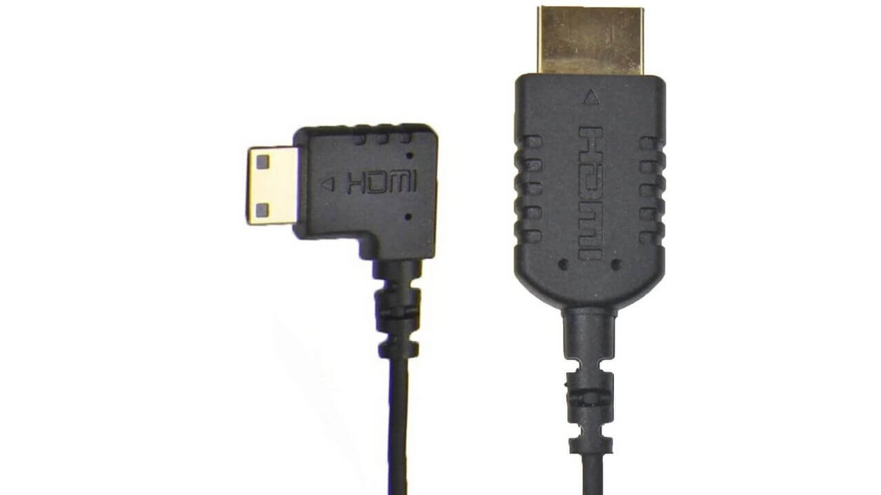 CMR UltraFlex Mini Right Angle HDMI Cable