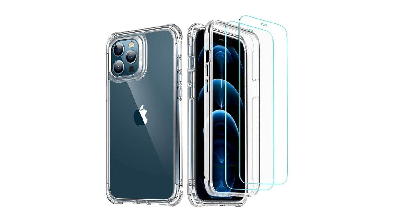 ESR Alliance Series iPhone 12 Pro Clear Case with Screen Protector