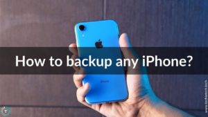 How to backup any iPhone Banner Image