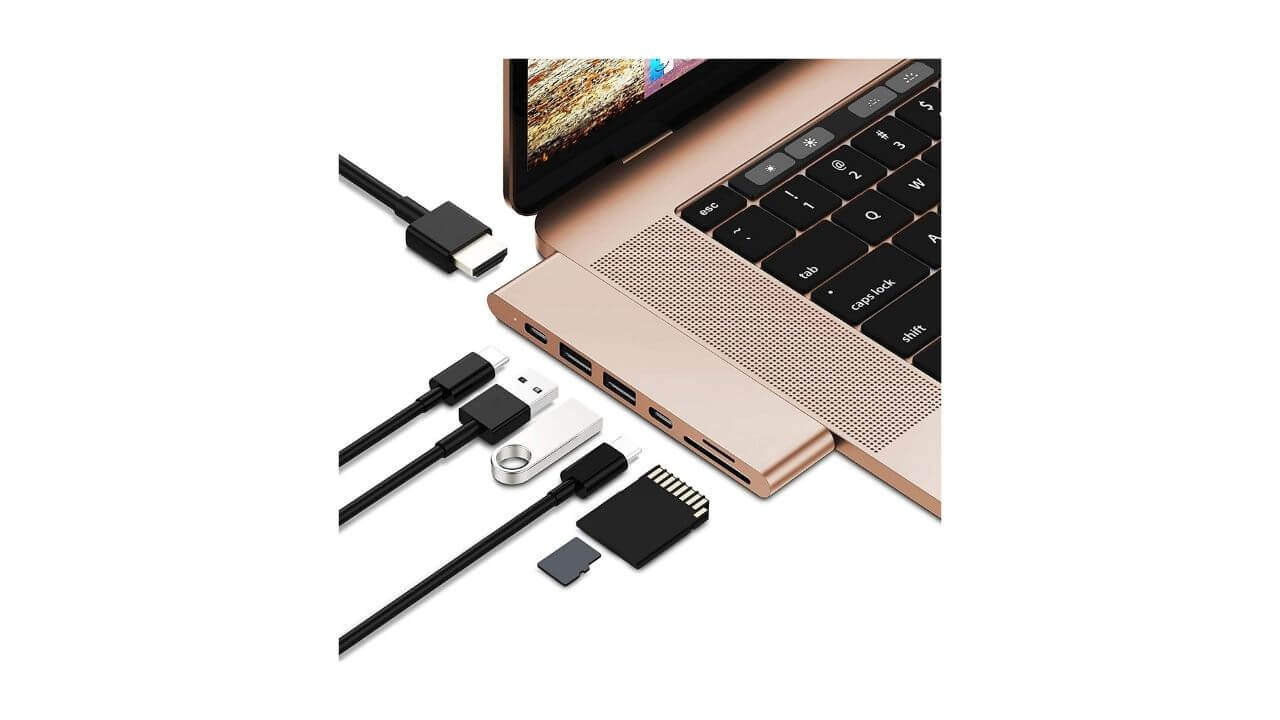 Purgo USB Hub Adapter Dongle for MacBook Air 2020