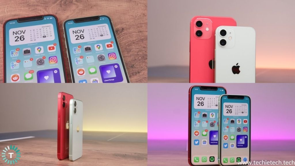 iPhone 12 vs iPhone 12 Mini Design Comparison