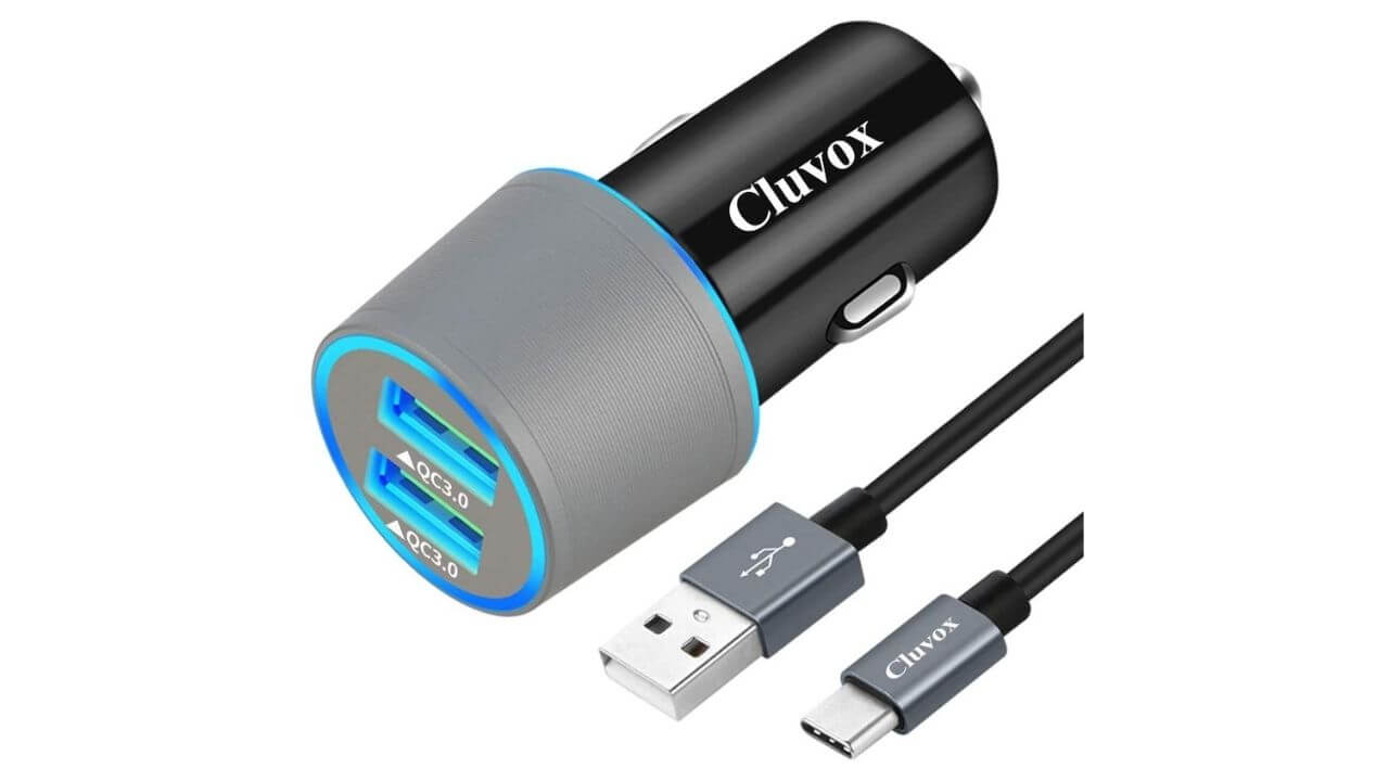 Cluvox Rapid USB-C Car charger