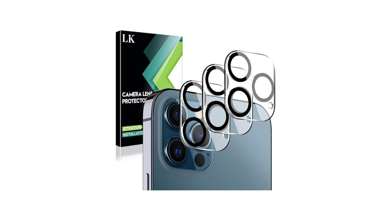 LK 3 Pack iPhone 12 Pro Max Camera Lens Protector