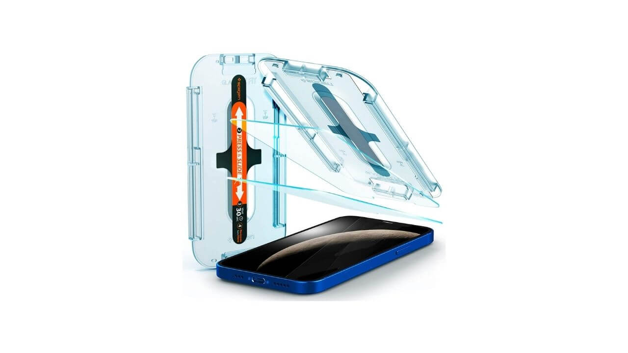 Spigen EZ Fit iPhone 12 Tempered Glass (Pack of 2)