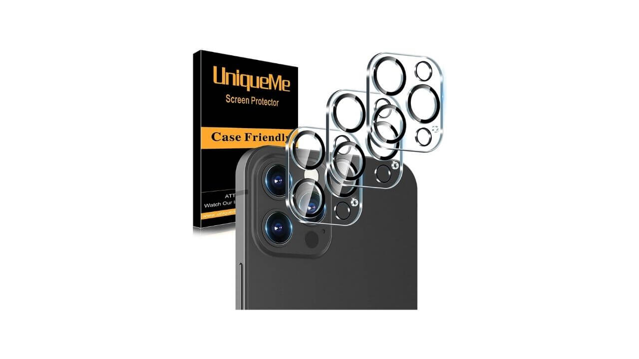 UniqueMe Camera Lens Protector for iPhone 12 Pro Max