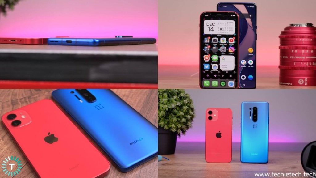 iPhone 12 vs OnePlus 8 Pro Design Comparison