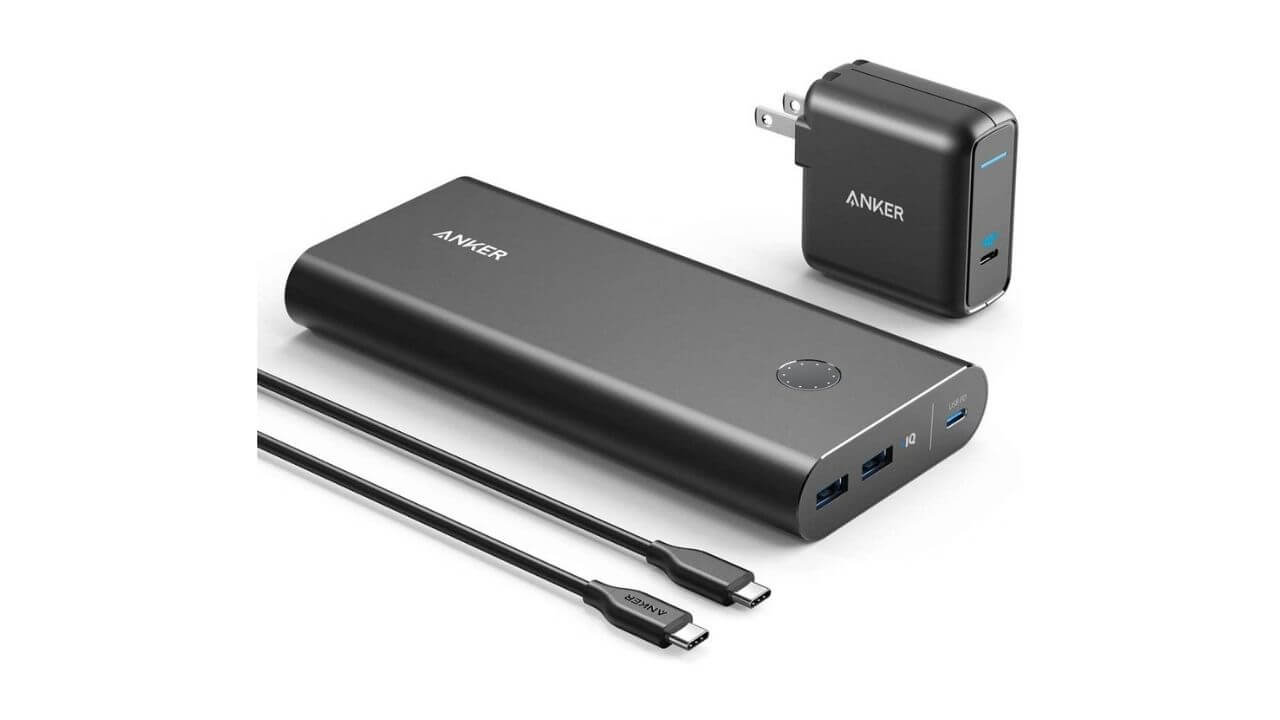 Anker PowerCore+ 26800mAh Portable Charger (Adapter Included)