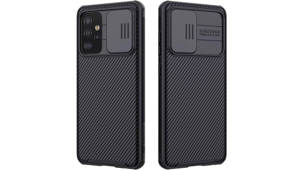 Mangix Thin Galaxy A52 Case with Camera Cover