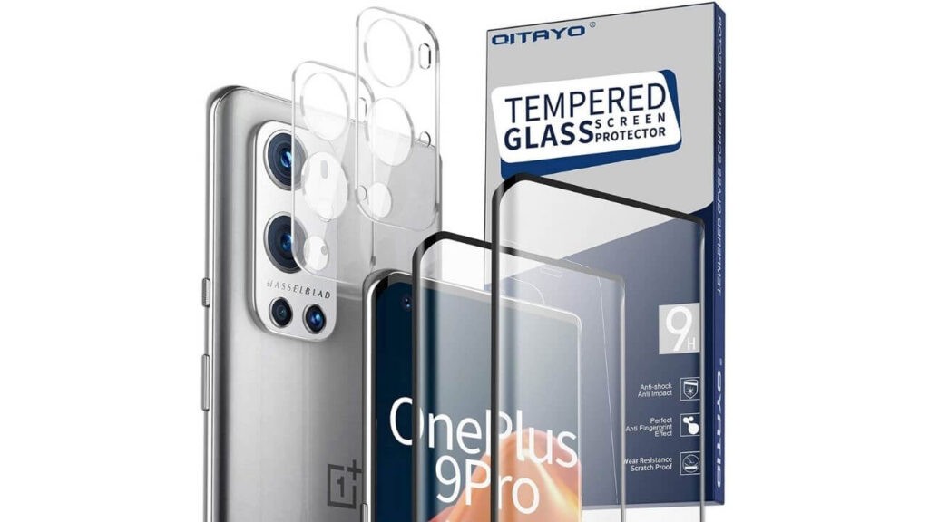 QITAYO OnePlus 9 Pro Screen and Camera Protector